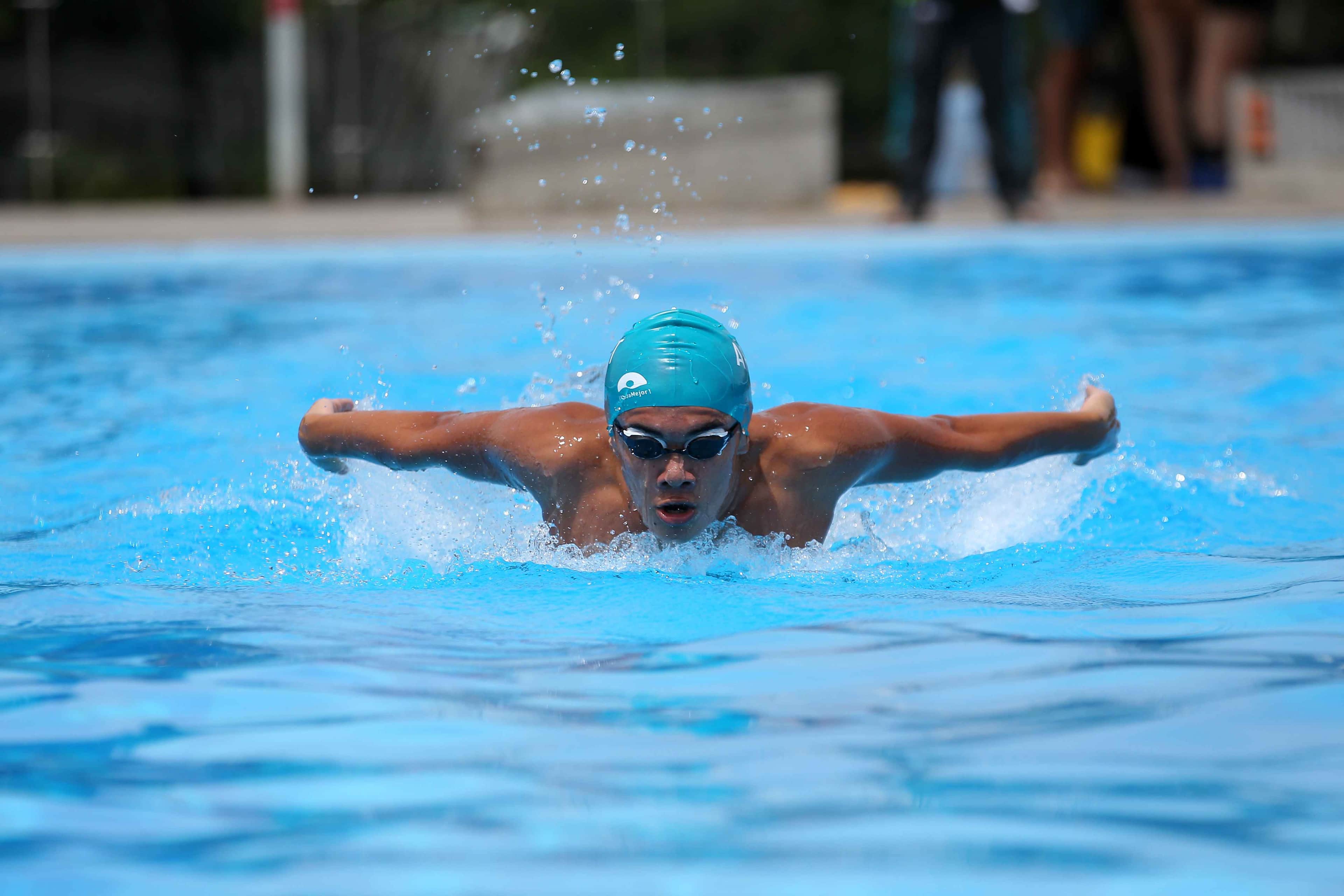 Deportistas en el PanAm Aquatics 